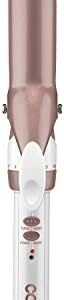 Conair Double Ceramic 1 1/4-Inch Curling Iron, 1 ¼ inch barrel produces loose curls – for use on medium and long hair  Beauty & Personal Care