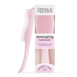 Tangle Teezer Ultimate Detangler Hairbrush for Wet & Dry Hair, Eliminates Knots & Reduces Breakage for All Hair Types, Millennial Pink  Beauty & Personal Care
