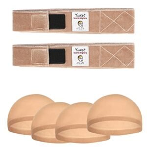 Yuest 2 Pack Wig Grip Band for Keeping Wigs in Place Secured Velvet Wig Gripper Adjustable Wig Grips Headband Stay Put No Slip Accessories for Women Edge Saver  Beauty & Personal Care